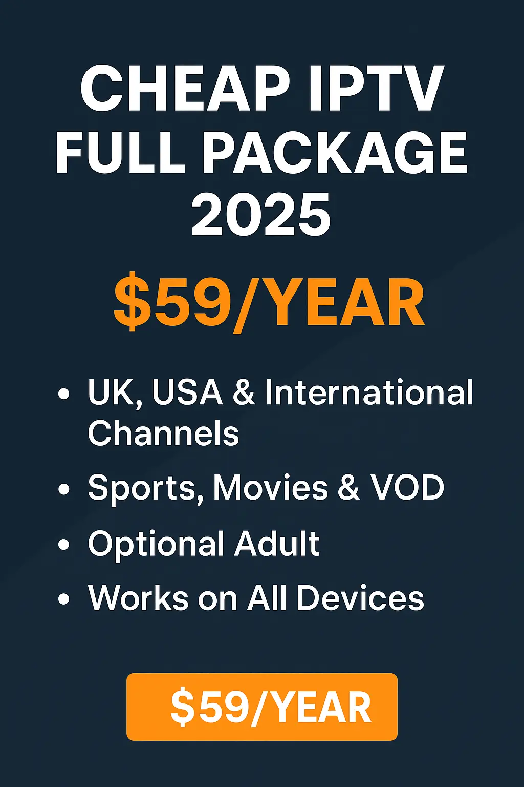 Cheap IPTV Full Package