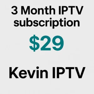 3 Month IPTV subscription