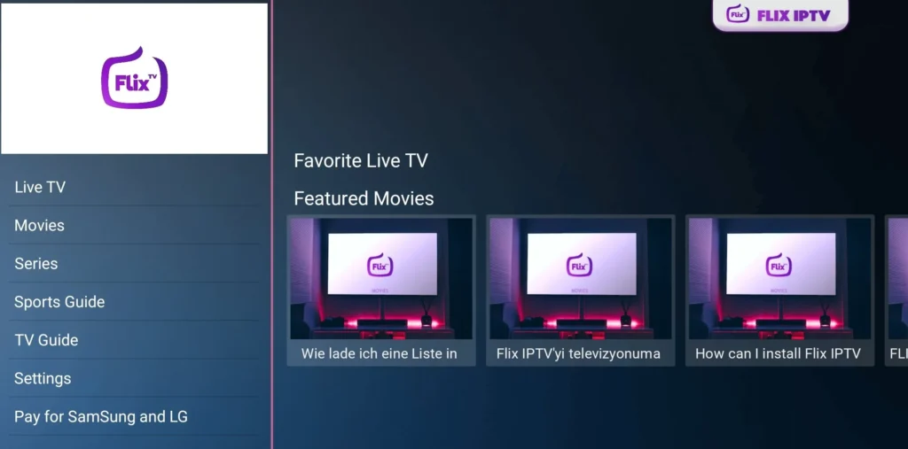 Flix IPTV Setup Guide